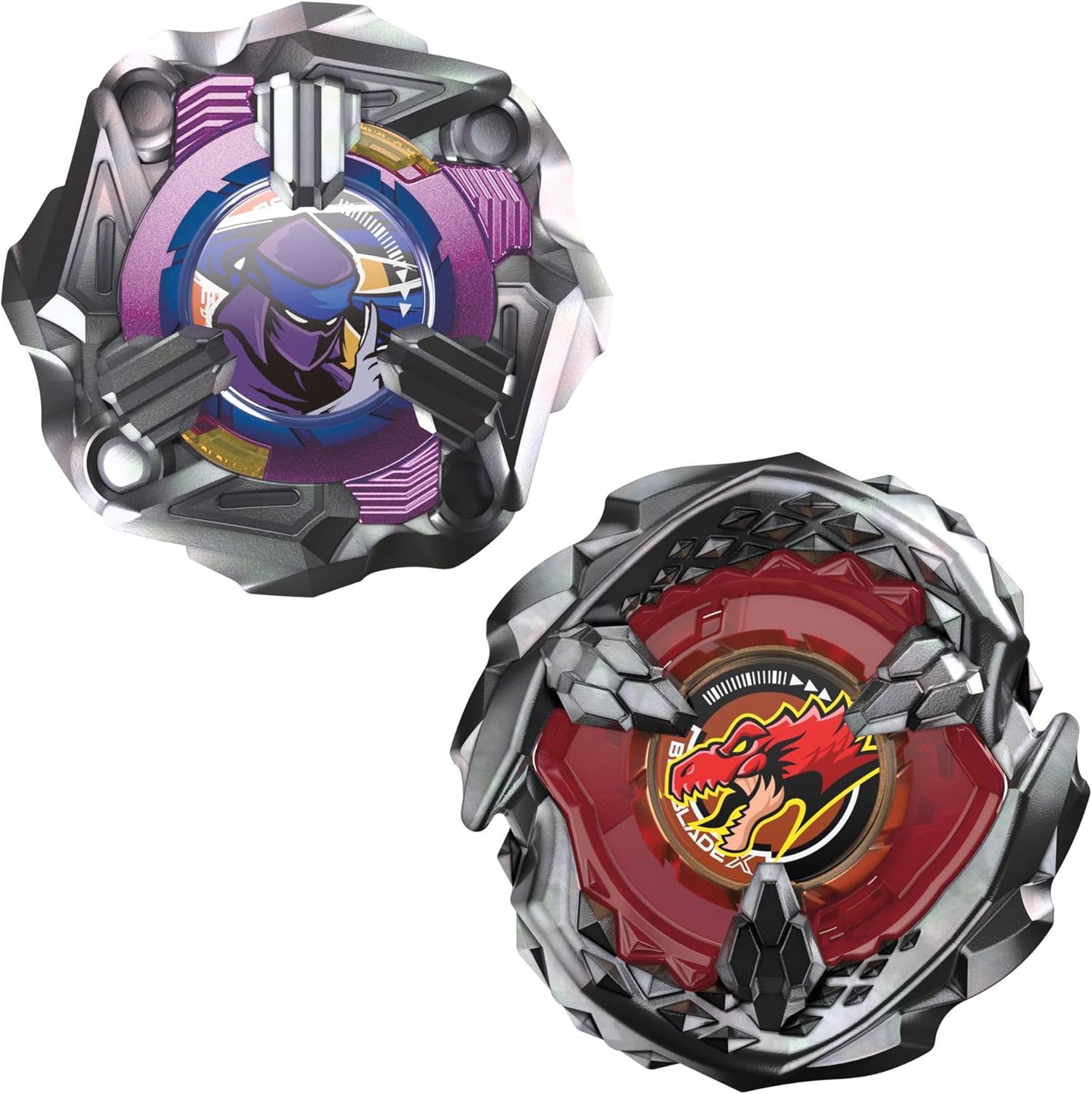 Beyblade X - Beat Tyranno 4 - 70Q (Attack) & Knife Shinobi (Defense) Dual Pack - hausofthreads