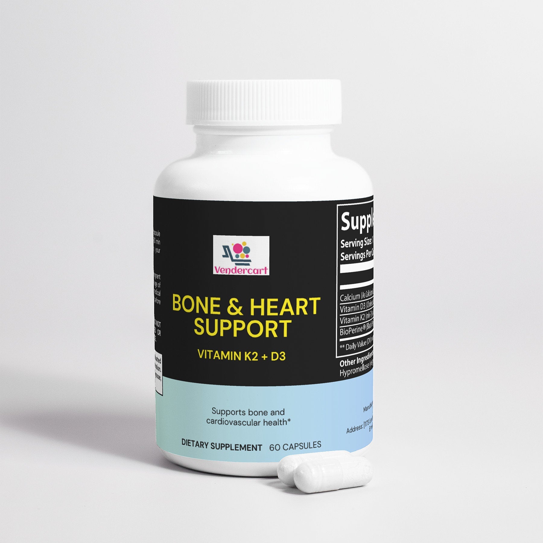 BONE AND HEART SUPPORT WITH VITAMIN K2 AND D3 - HausOfThreads®