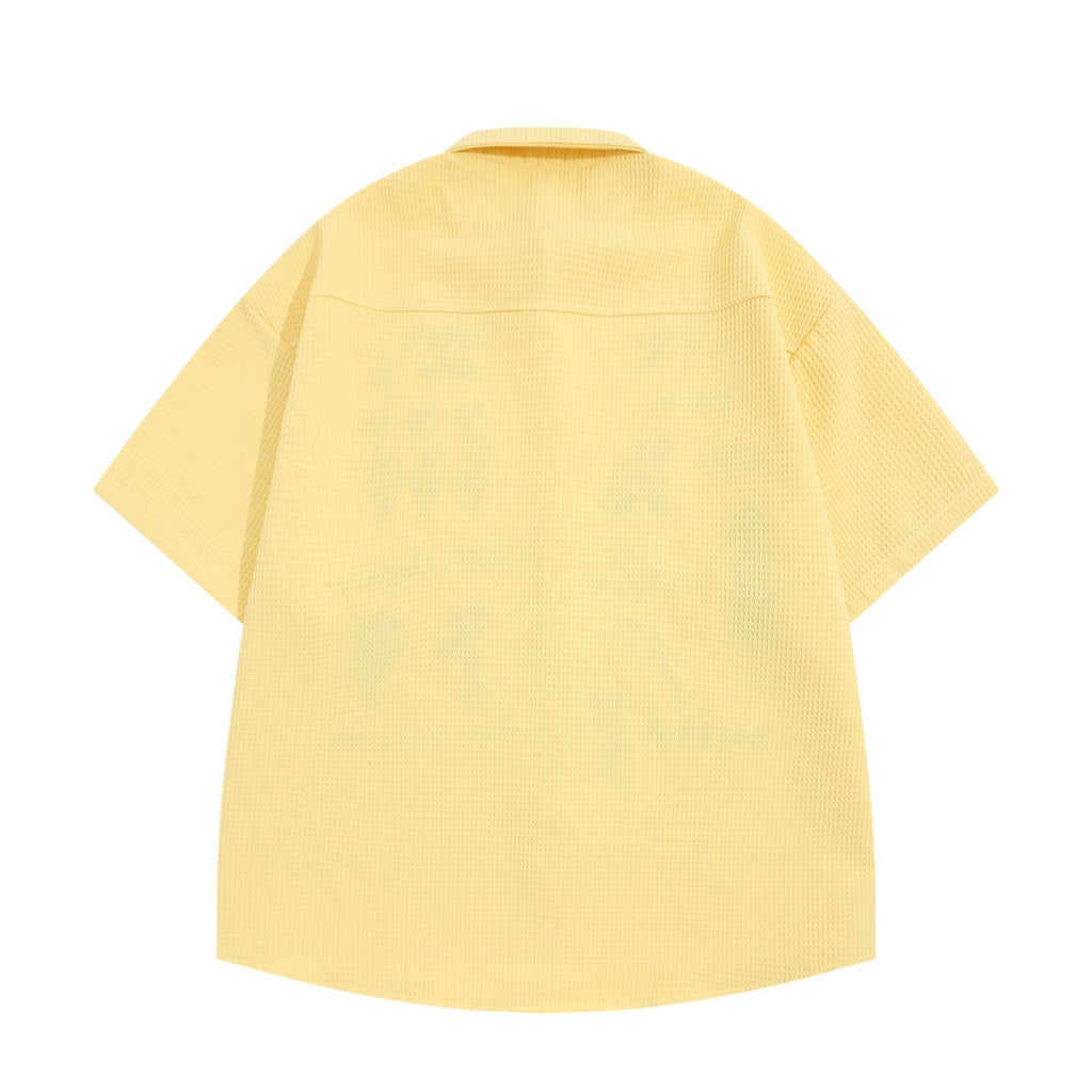 Bear Embroidery Short Sleeve