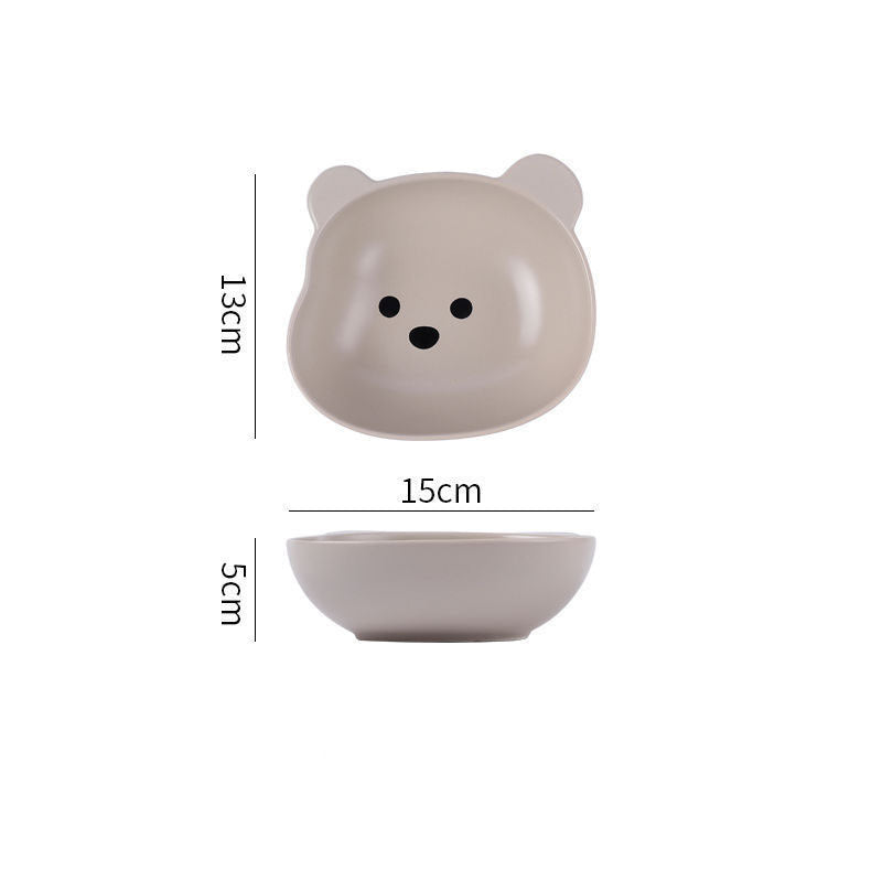 Bear-shaped Dinner Plate