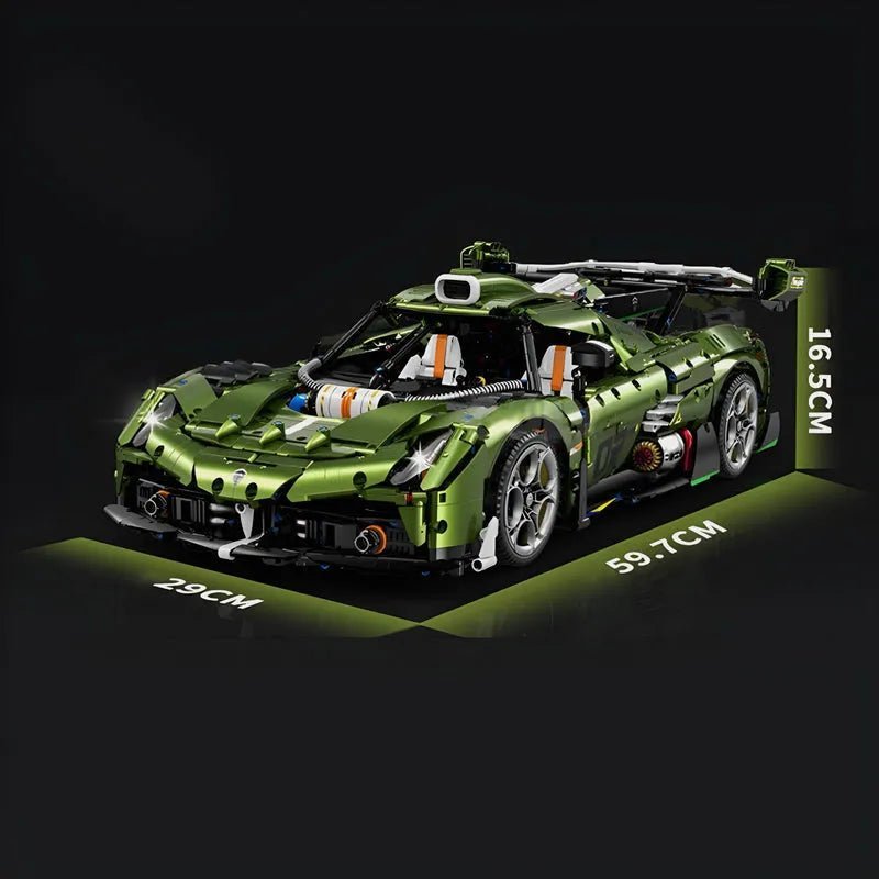 CHROME EDITION SWEDISH HYPERCAR 3840PCS - hausofthreads