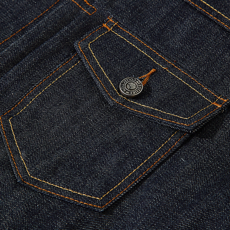 Japanese Retro Overalls Denim Jacket 
