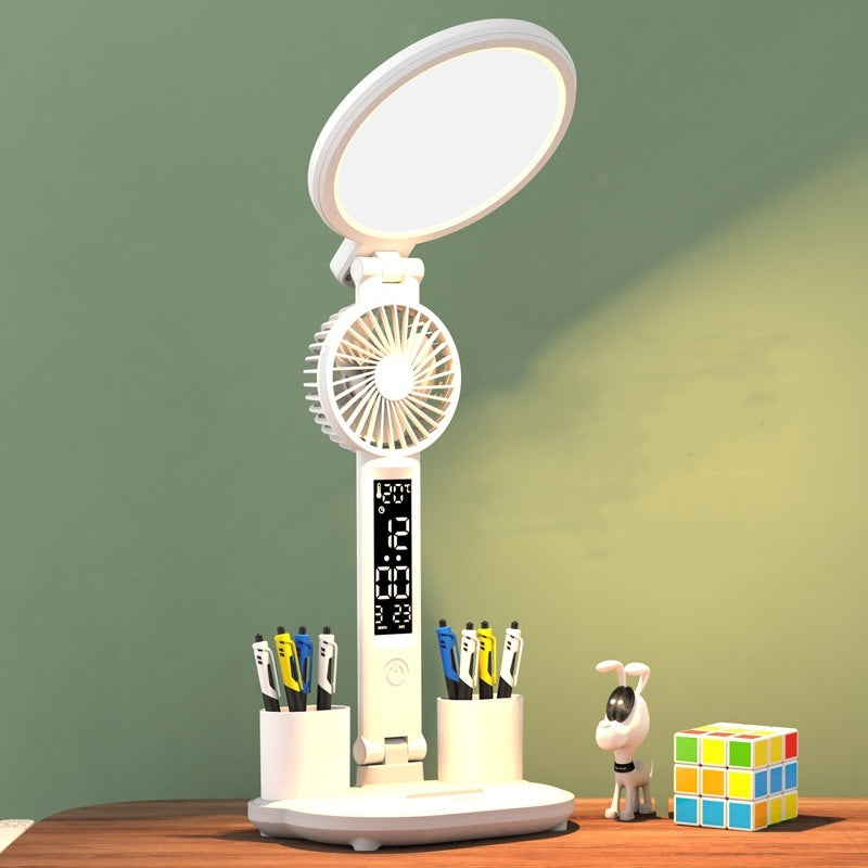 LED Clock Table Lamp