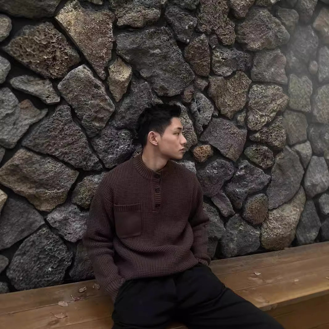 Round Neck  Sweater For Men