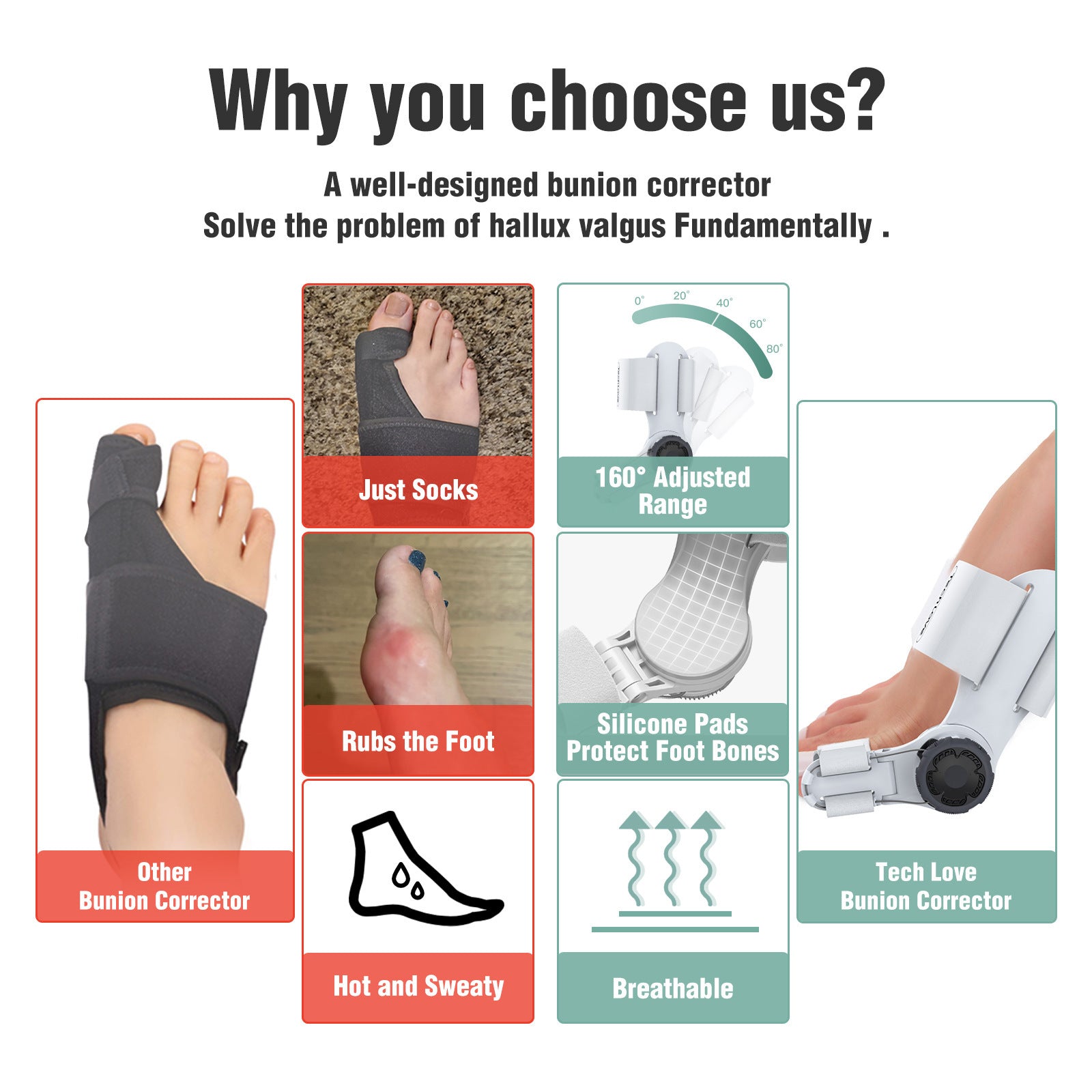  Toe Separator Night Toe Rectifier