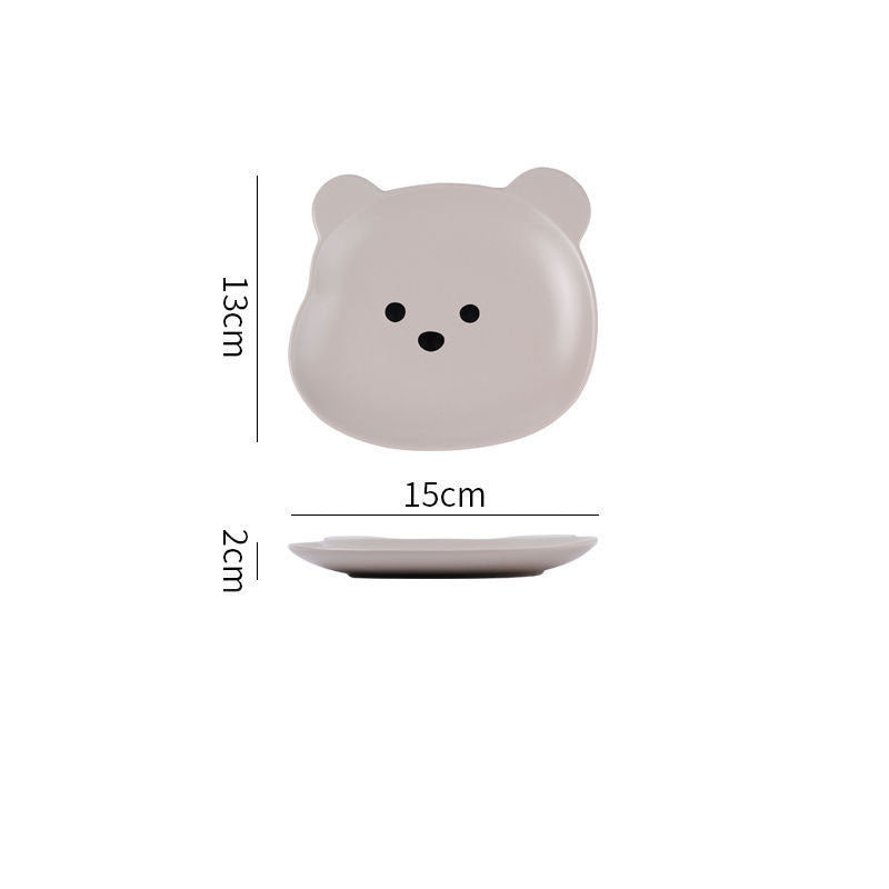 Bear-shaped Dinner Plate