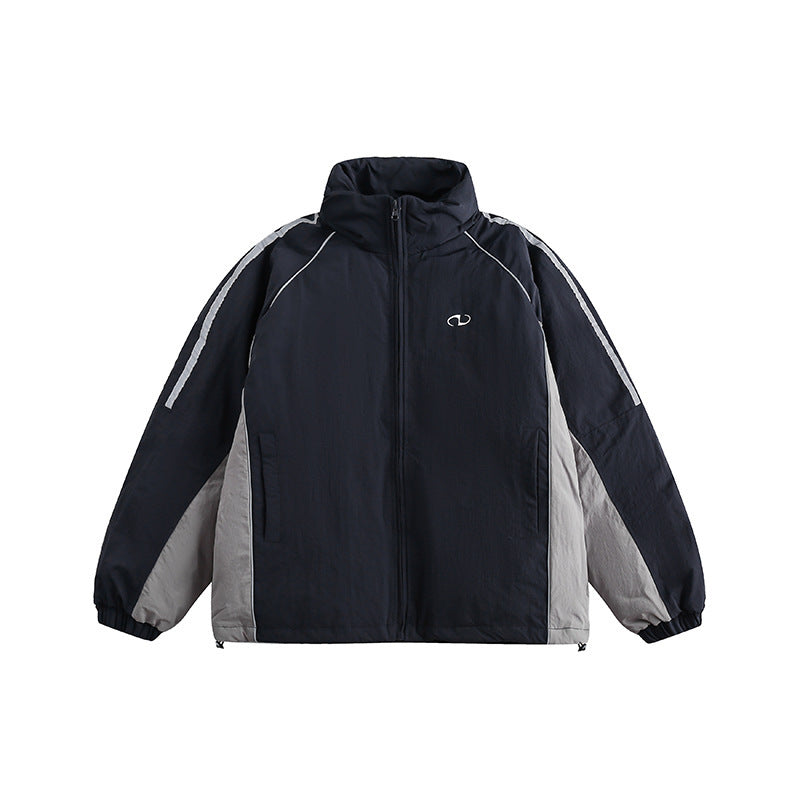 Embroidered Cotton-padded Jacket
