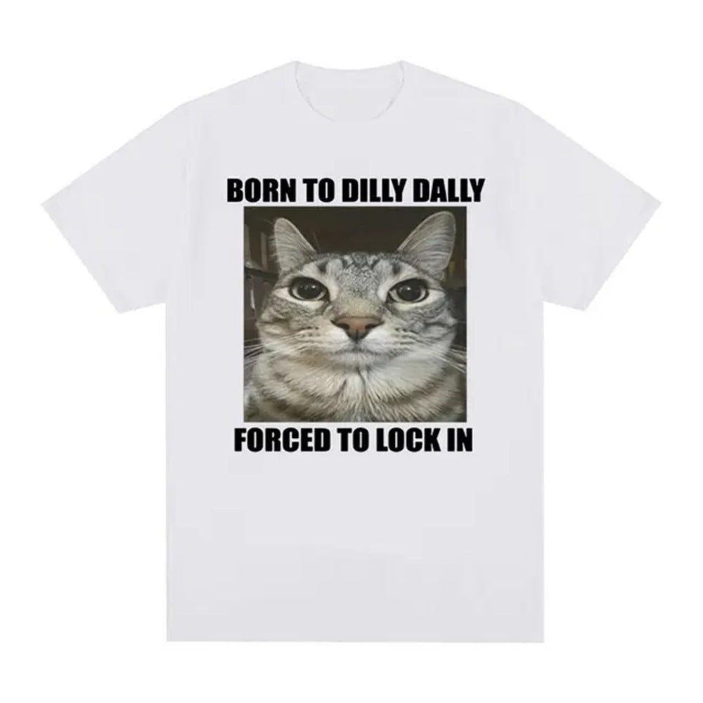Cat Graphic Casual Oversized Tops T-shirt