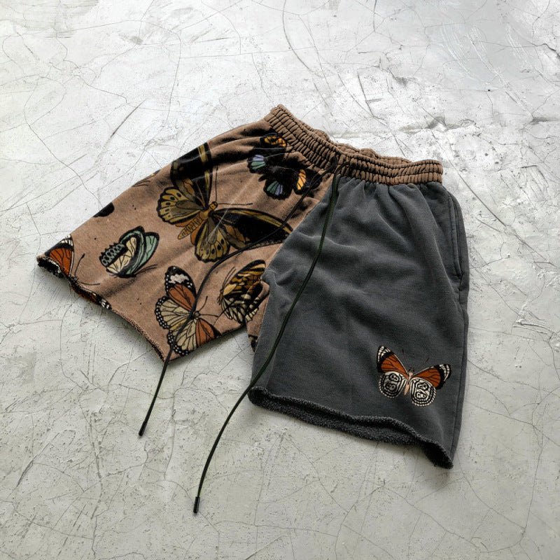 Euramerican Print Beach Shorts for Men - HTO