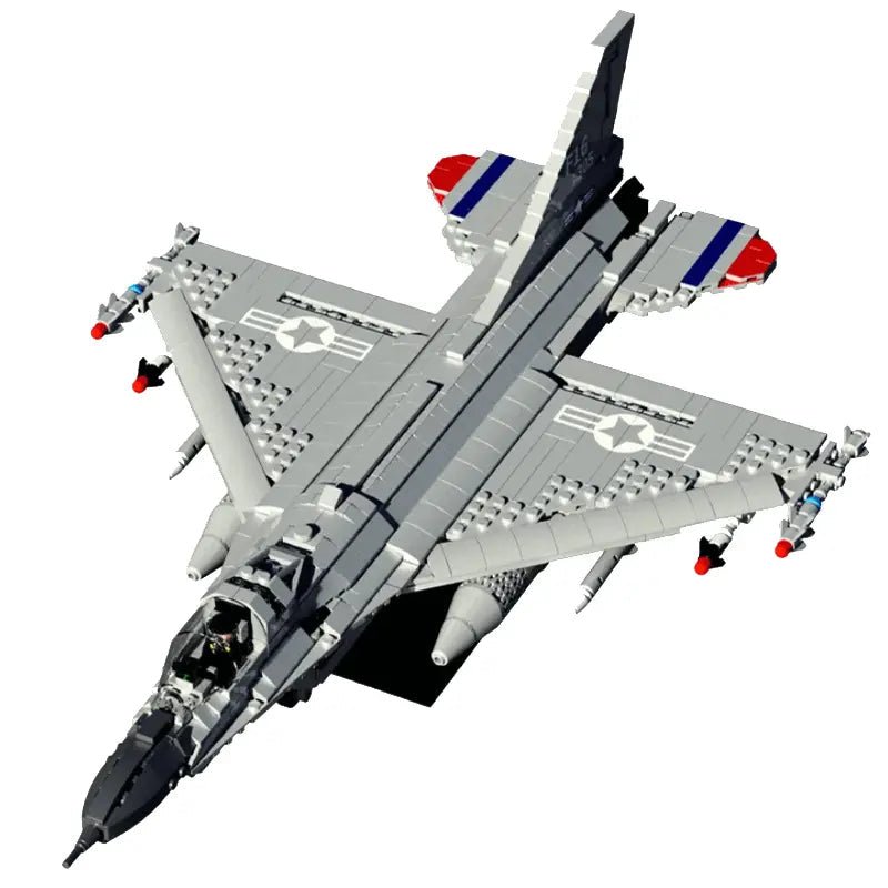 F16 Fighter Jet 1426pcs - hausofthreads