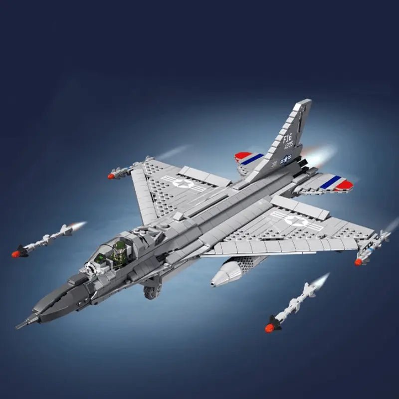 F16 Fighter Jet 1426pcs - hausofthreads