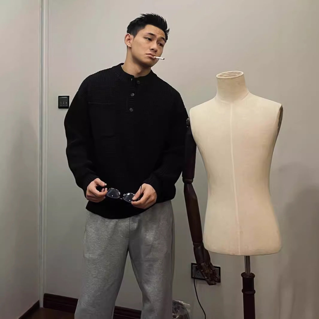 Round Neck  Sweater For Men
