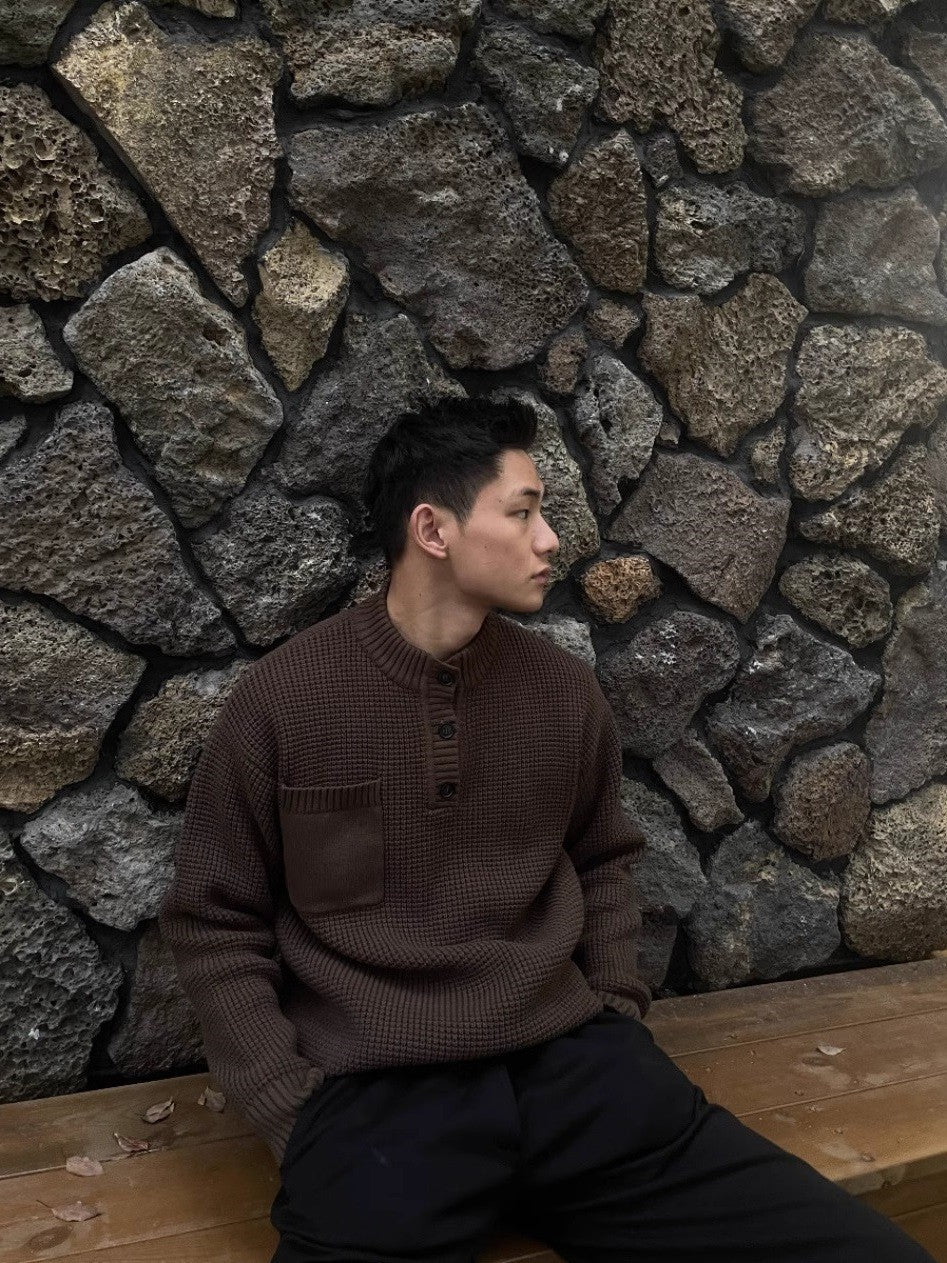 Round Neck  Sweater For Men