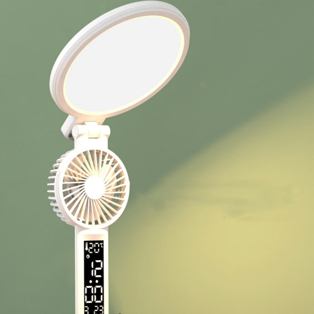 LED Clock Table Lamp