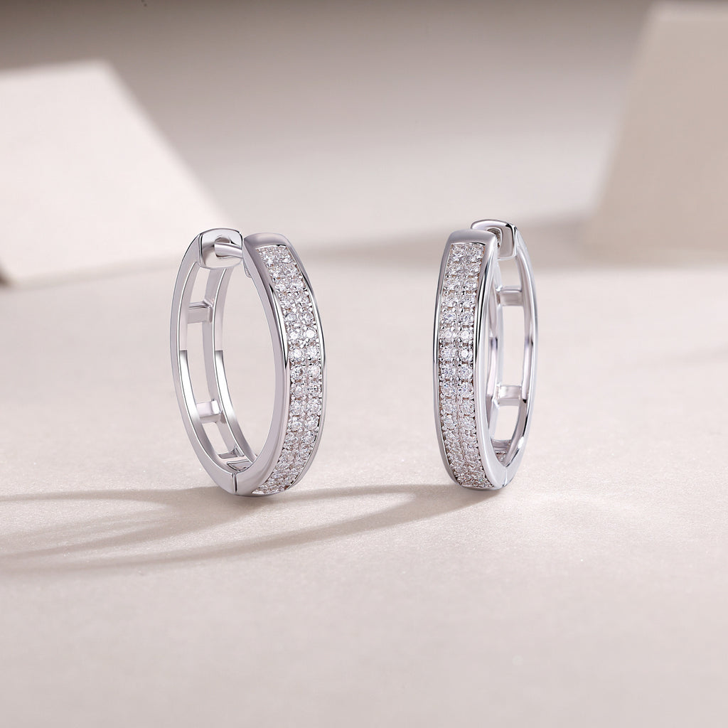 Firefly Light - Moissanite S925 Sterling Silver Earrings