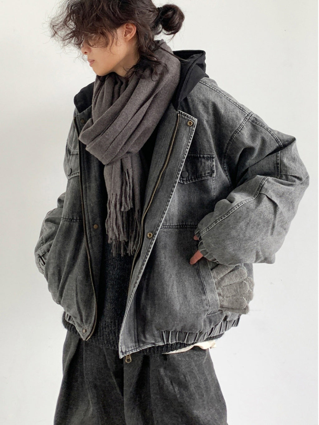 Washed Tooling Denim Jacket
