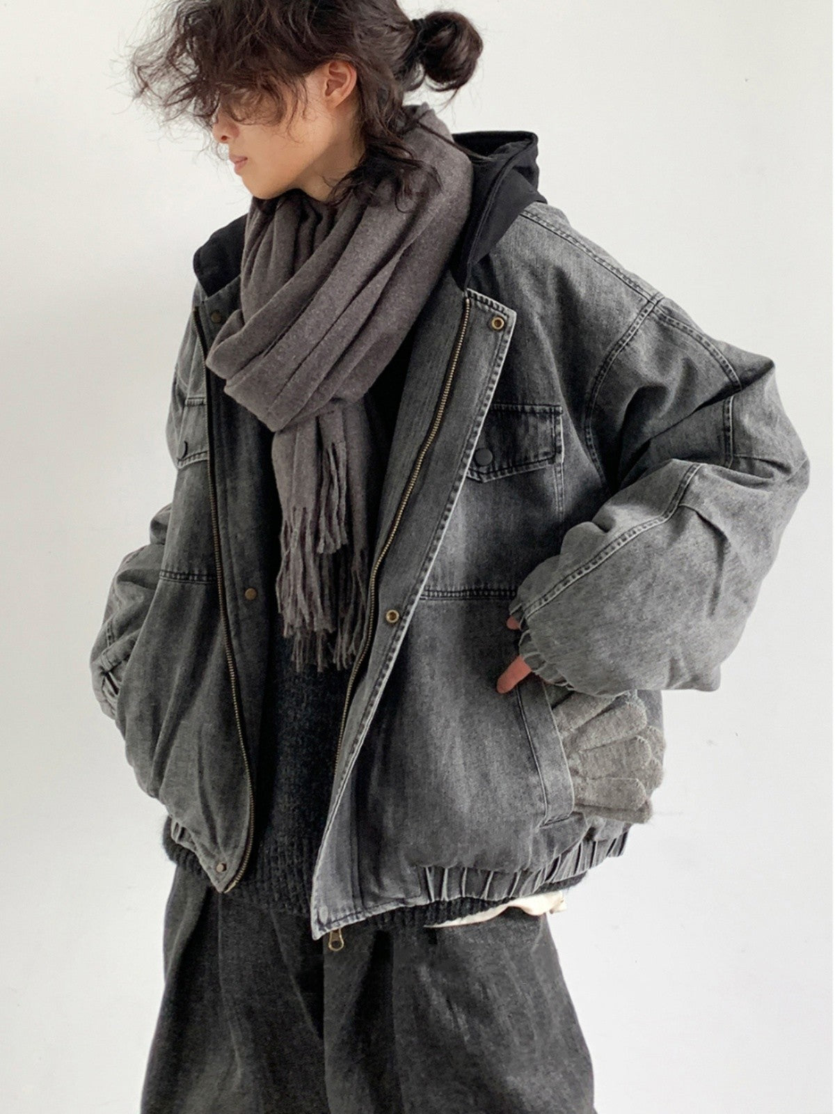 Washed Tooling Denim Jacket
