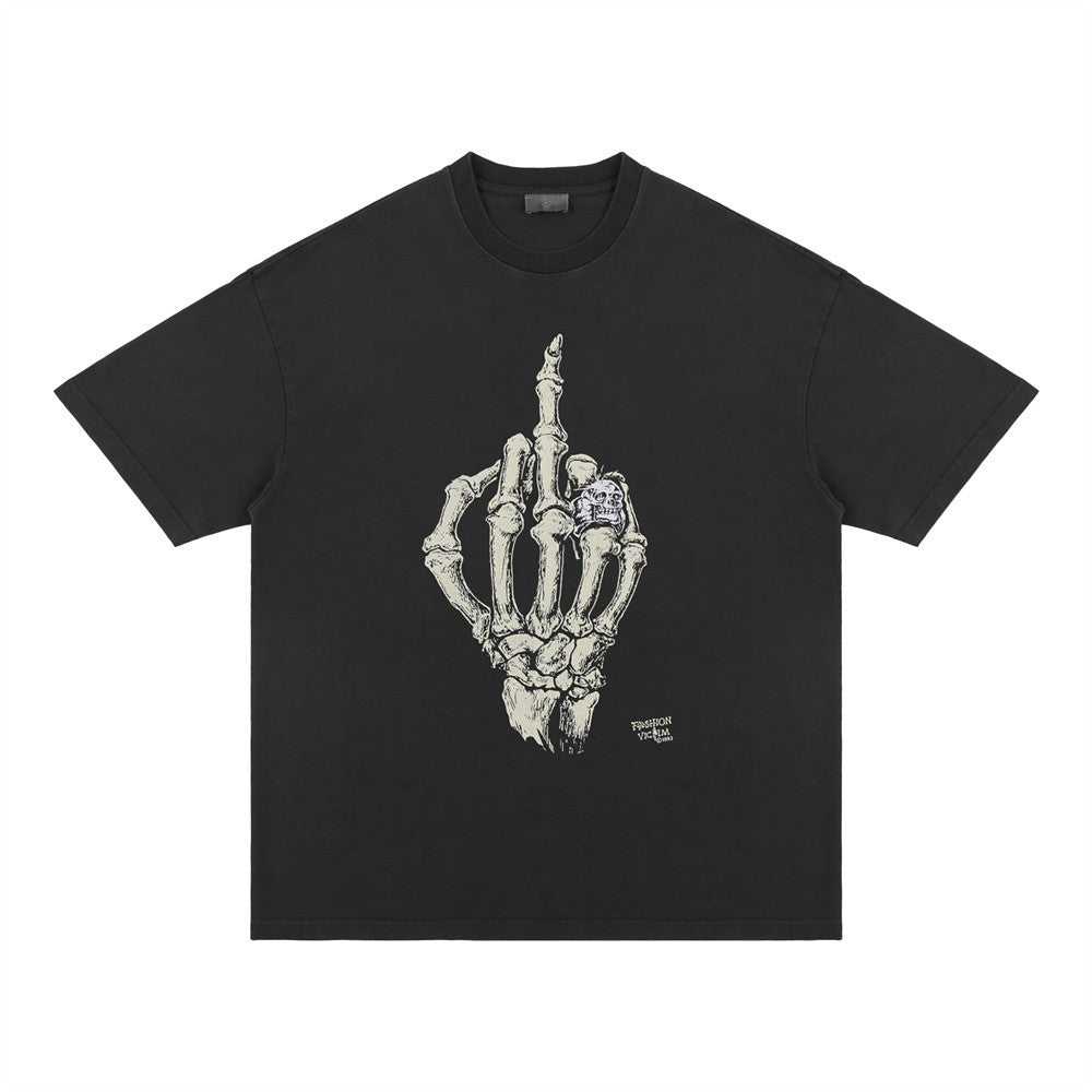 Skull Skeleton Printed T-shirt Men