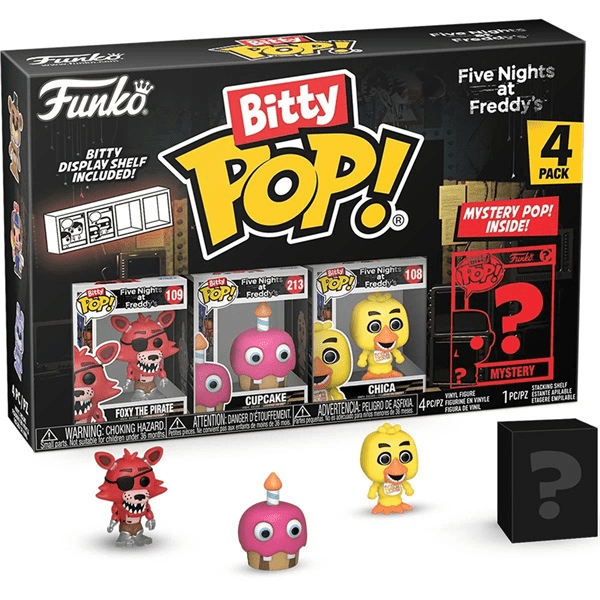 Figurina, Bitty POP, Five Nights at Freddys, Foxy (FU73045) - hausofthreads