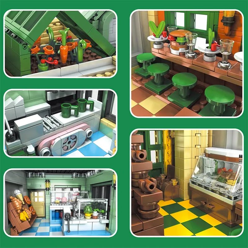 French Restaurant 3095pcs - hausofthreads