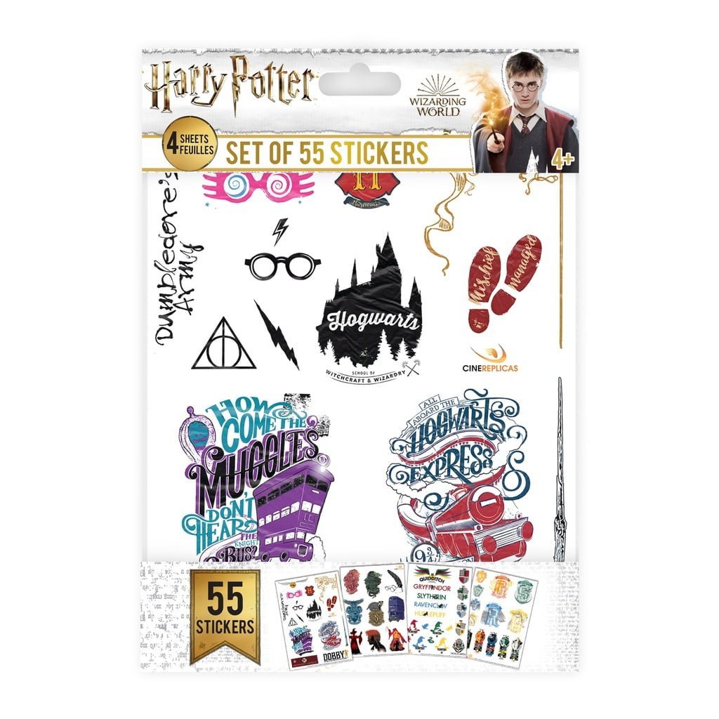 Harry Potter Sticker Set of 55 - hausofthreads