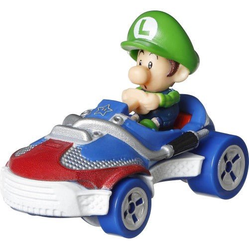 Hot Wheels Die cast Baby Luigi Standard Mario Kart - hausofthreads