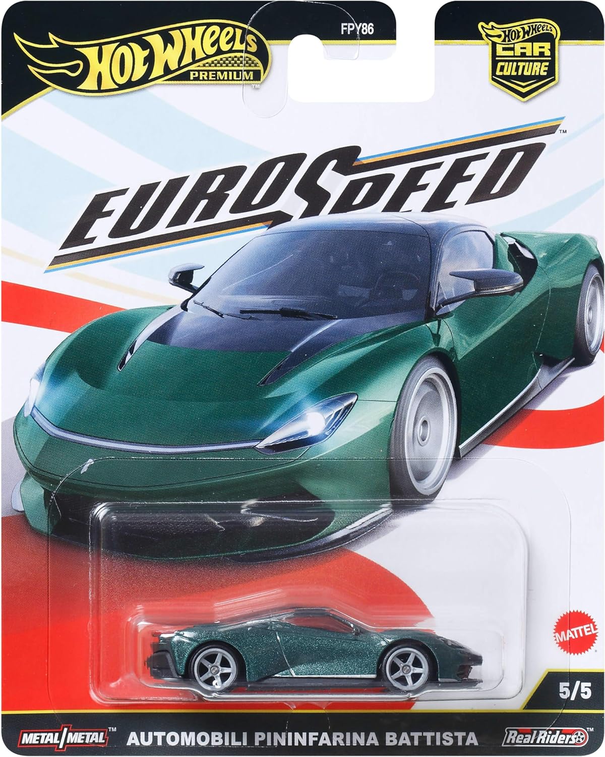 Hot Wheels - Pop Culture Euro Speed Automobili Pininfarina Battista - hausofthreads