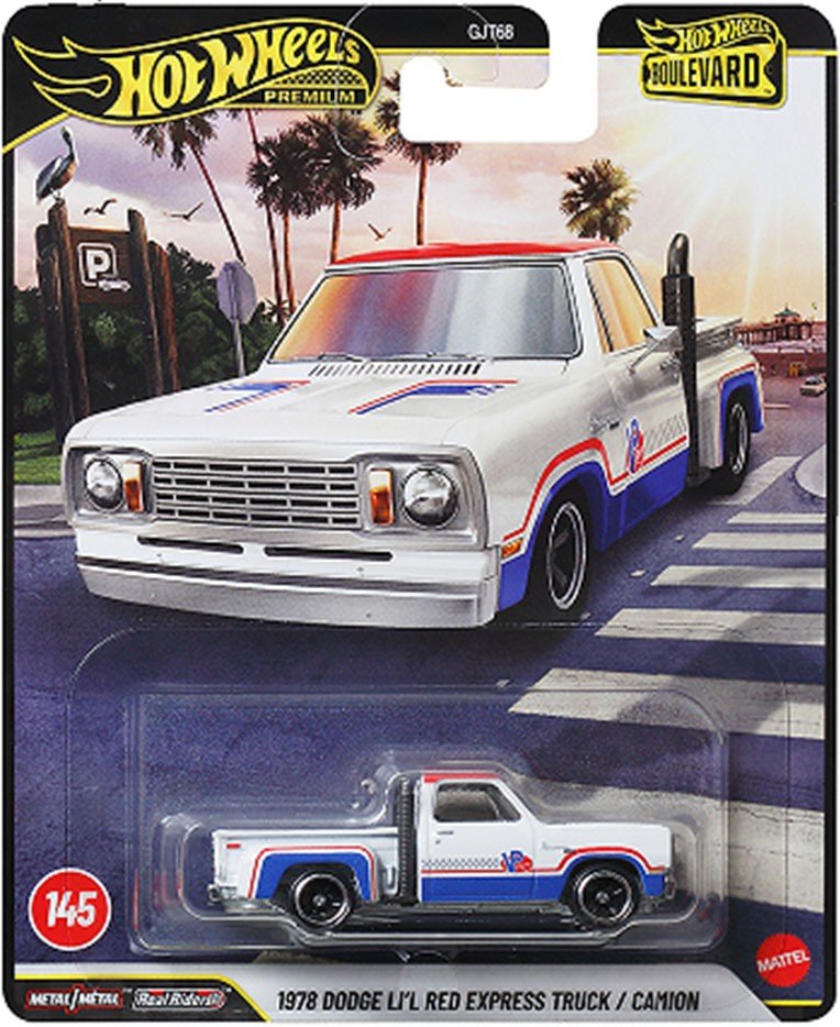 Hot Wheels Premium Boulevard 1978 Dodge Li'l Red Express Truck - hausofthreads