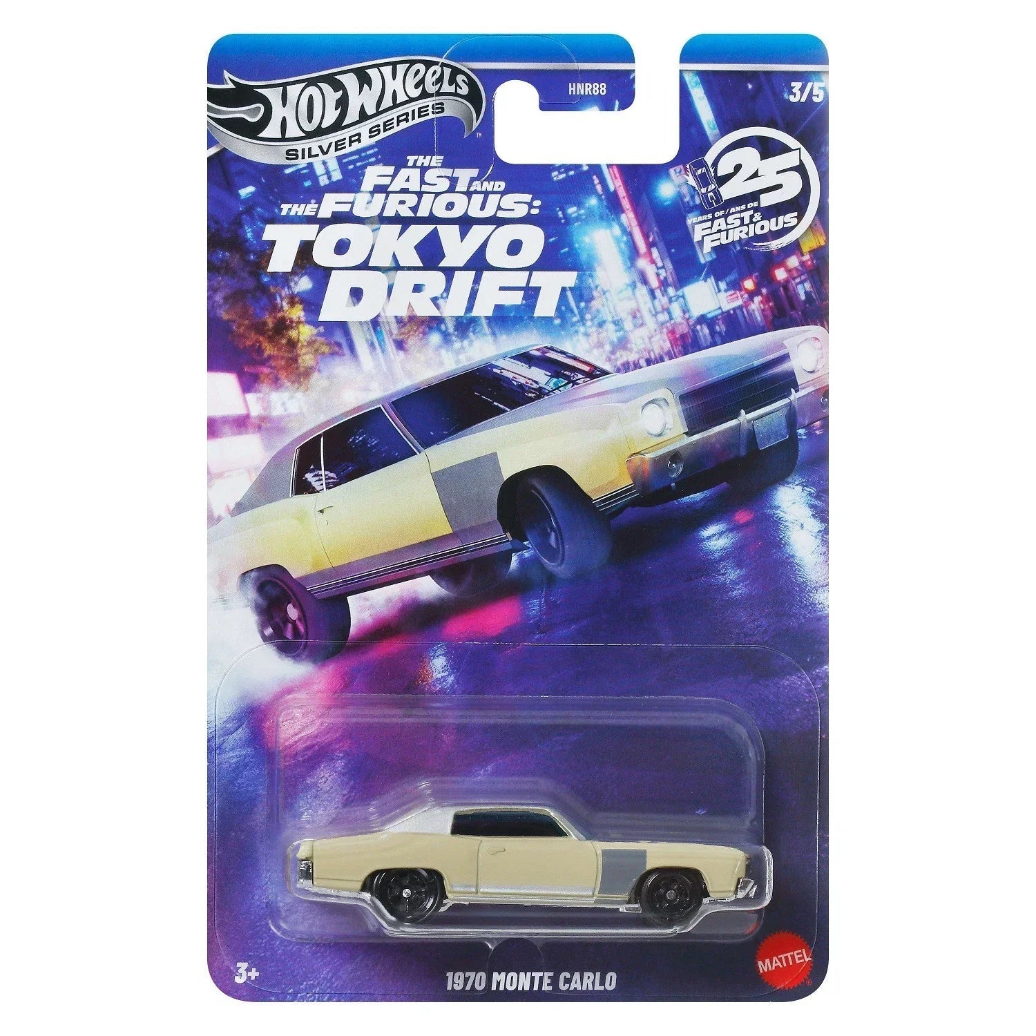 Hot Wheels Silver Series Fast & Furious Tokyo Drift - 1970 Monte Carlo - hausofthreads