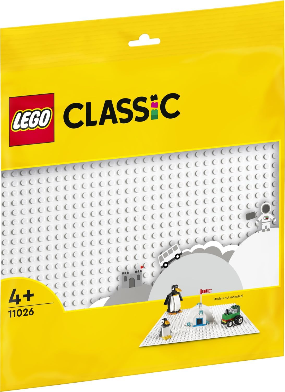 LEGO Classic - White Baseplate (11026) - hausofthreads