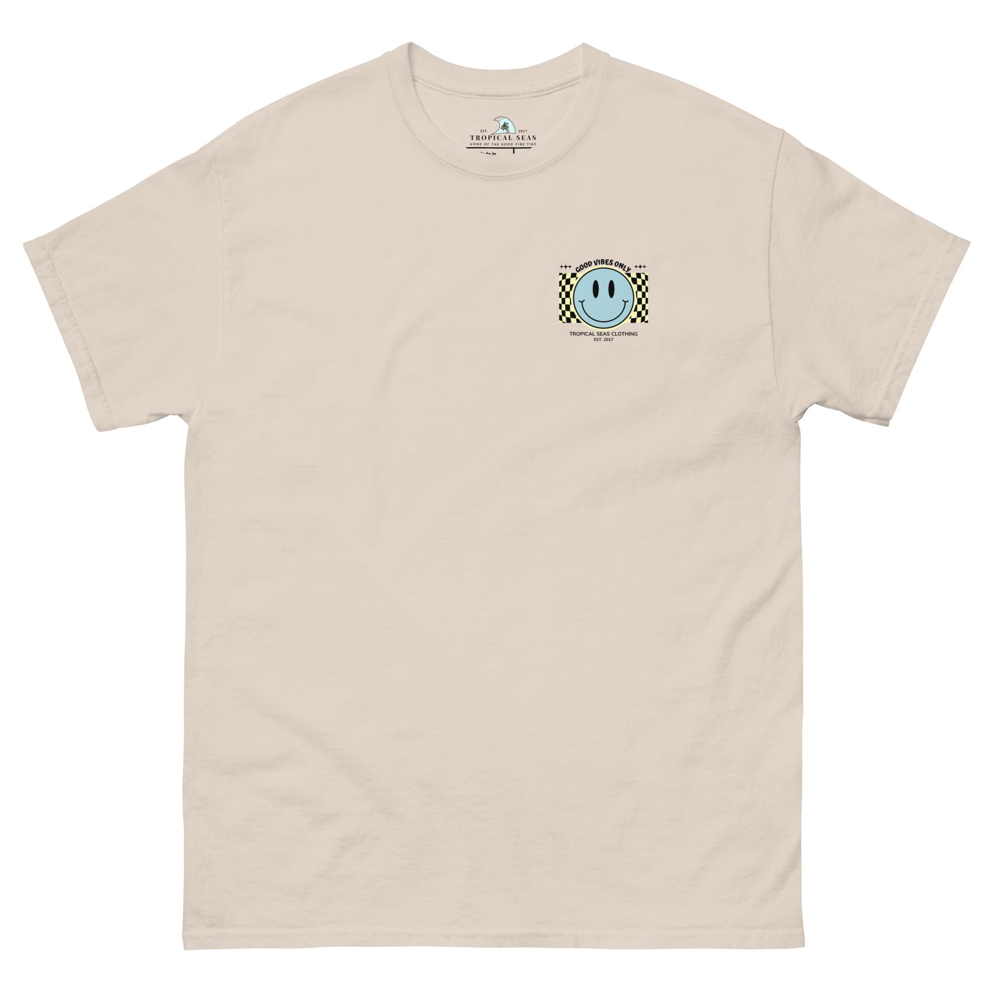 Men's Good Vibes Smiley Face classic tee - HTO
