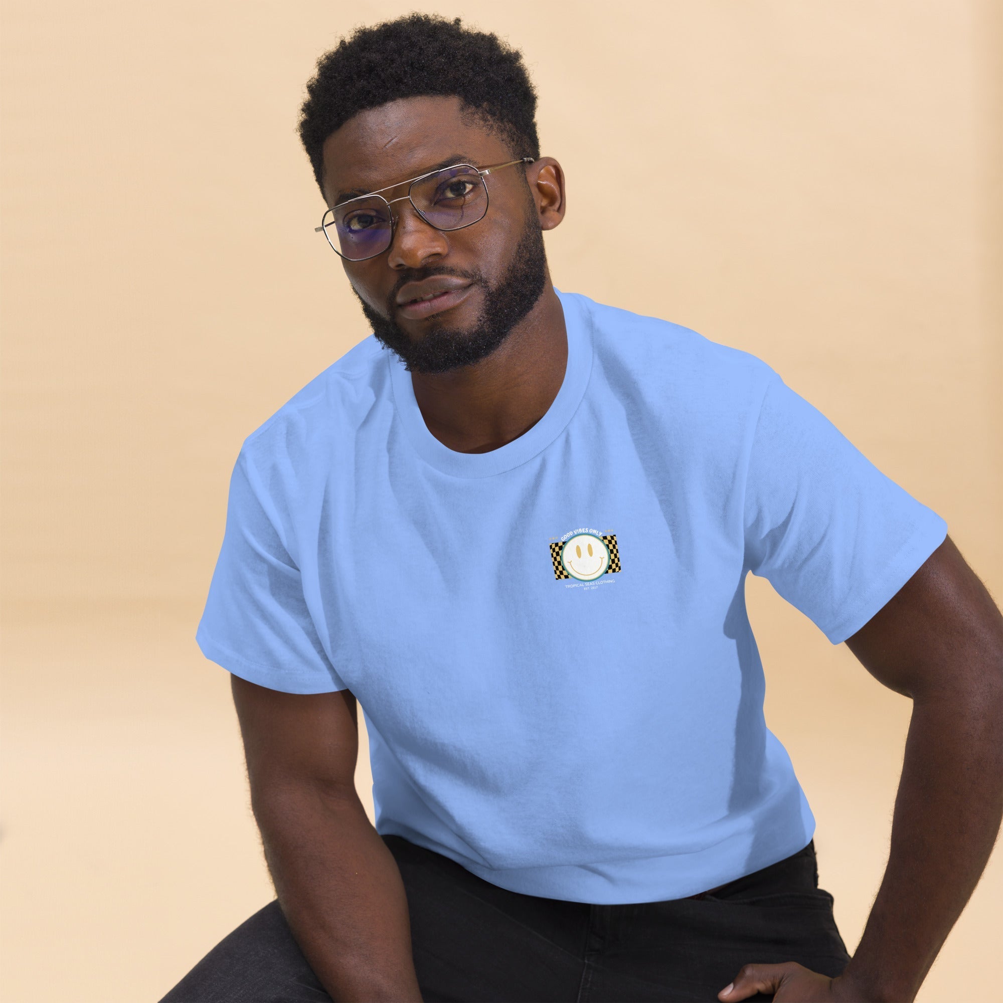 Men's Good Vibes Smiley Face classic tee - HTO