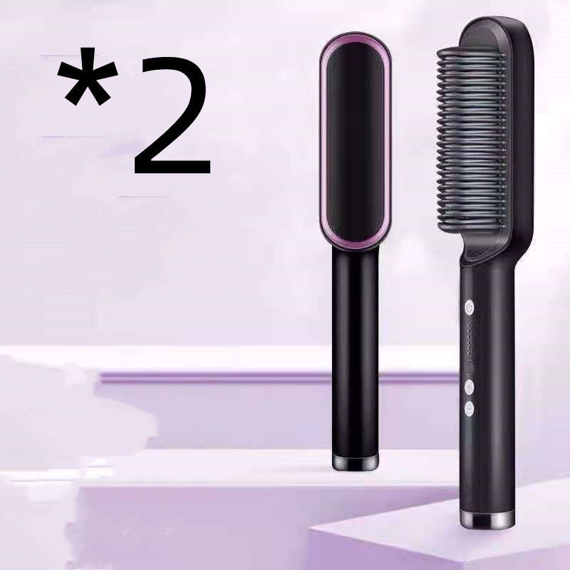 New 2 In 1 Hair Straightener Hot Comb - HausOfThreads®