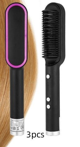 New 2 In 1 Hair Straightener Hot Comb - HausOfThreads®