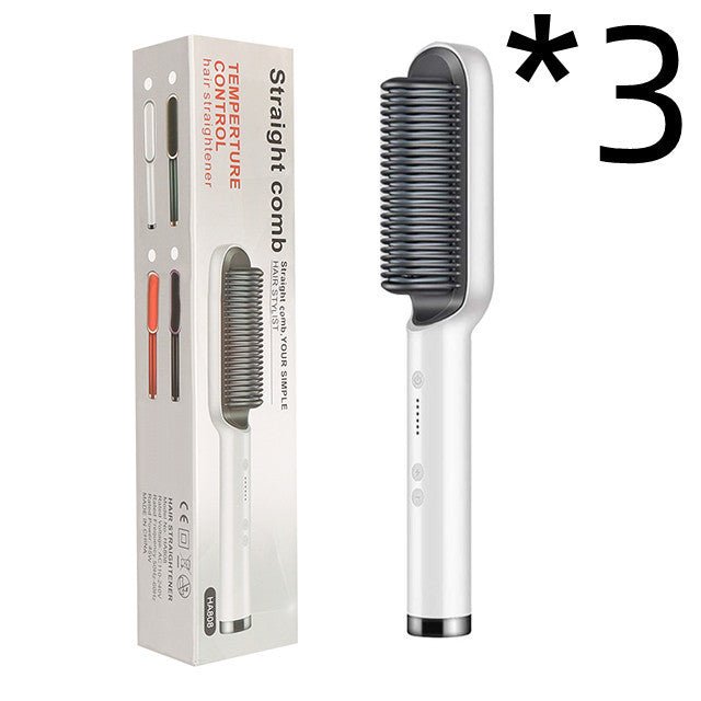 New 2 In 1 Hair Straightener Hot Comb - HausOfThreads®