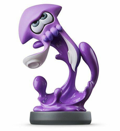 Nintendo Amiibo Character Inkling Squid Neon Purple (Splatoon 2) - hausofthreads