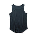 Oversized Striped Sleeveless Tee for Men - HTO