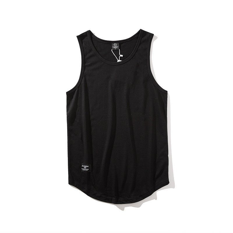 Oversized Striped Sleeveless Tee for Men - HTO