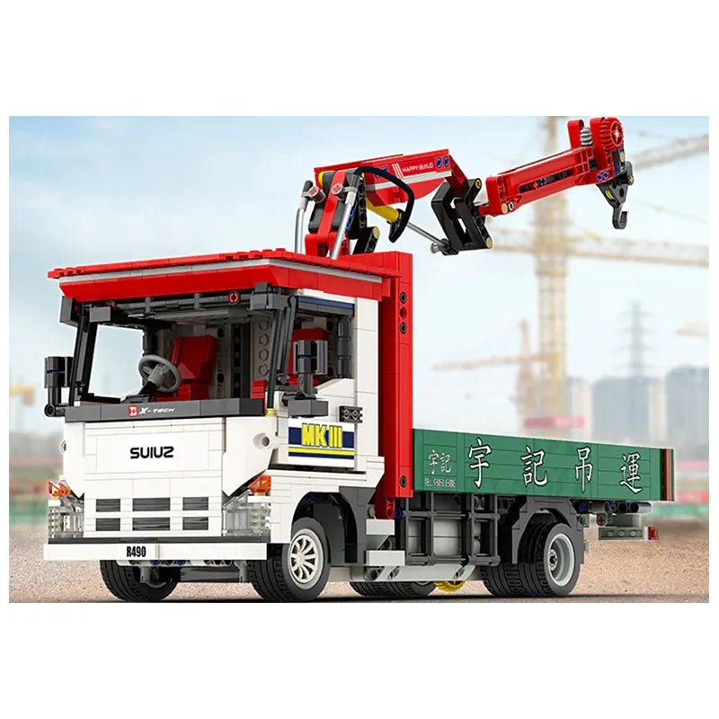 Remote Controlled Crane Truck 1476pcs - hausofthreads