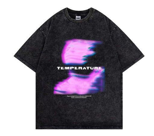 Retro Skull Graphic Cotton T-Shirt for Men - HTO