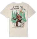 Simply Southern Mens Relaxed-Fit Short Sleeve T-Shirt | Bigfoot | Patriotic and Rugged Mens T-Shirt Small - HTO
