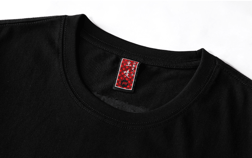 Summer Youth Embroidered Dragon T-Shirt for Men - HTO
