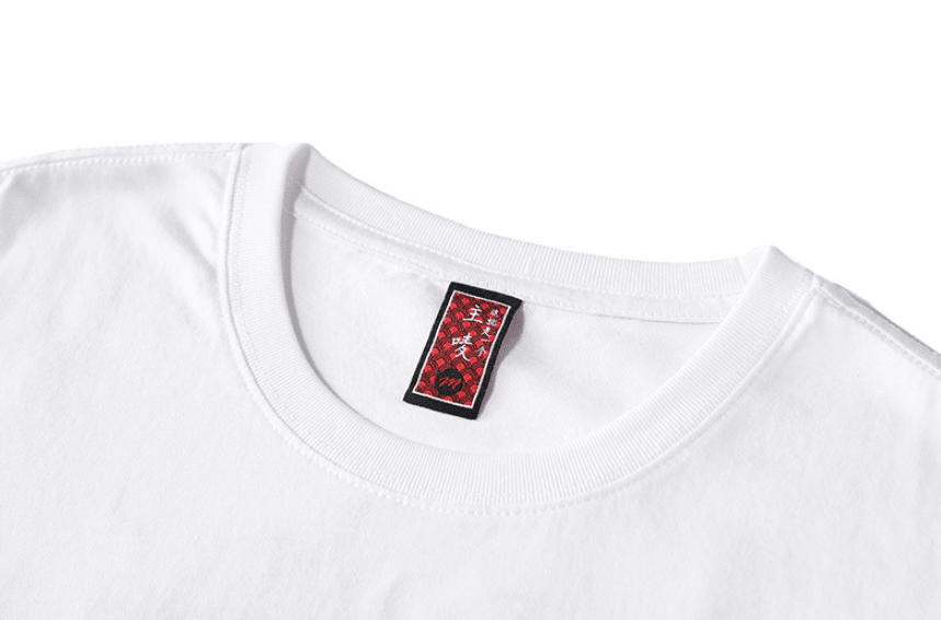 Summer Youth Embroidered Dragon T-Shirt for Men - HTO