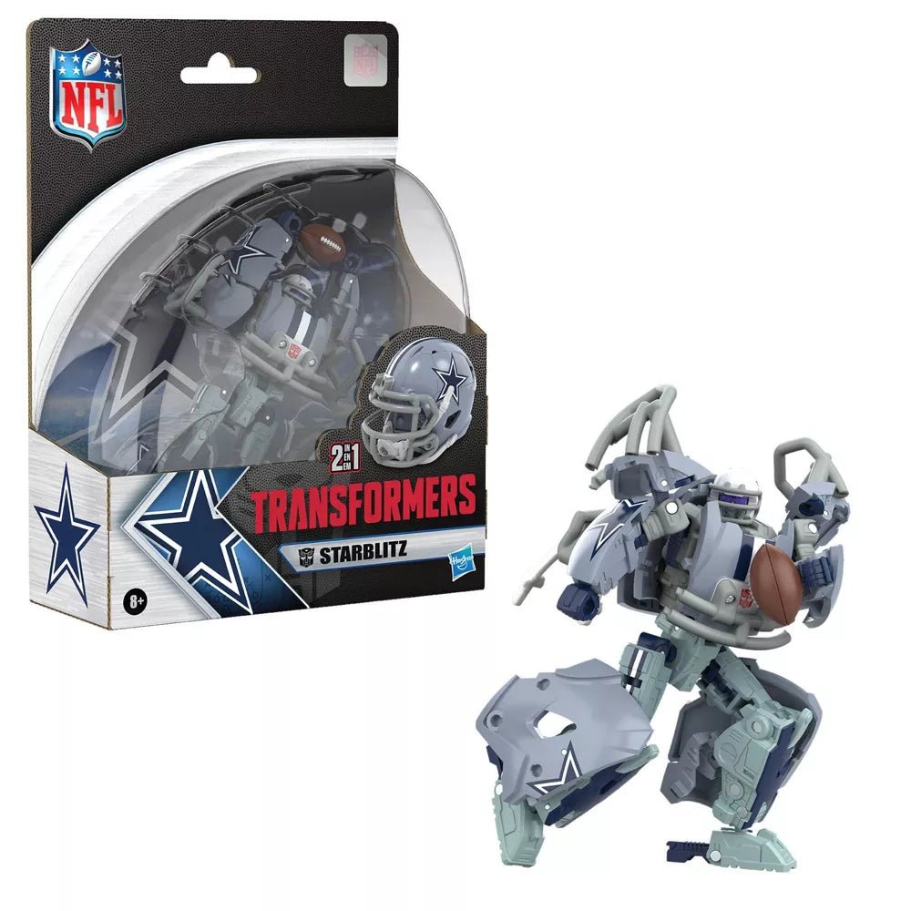 Transformers NFL Dallas Cowboys Starblitz Action Figure - hausofthreads