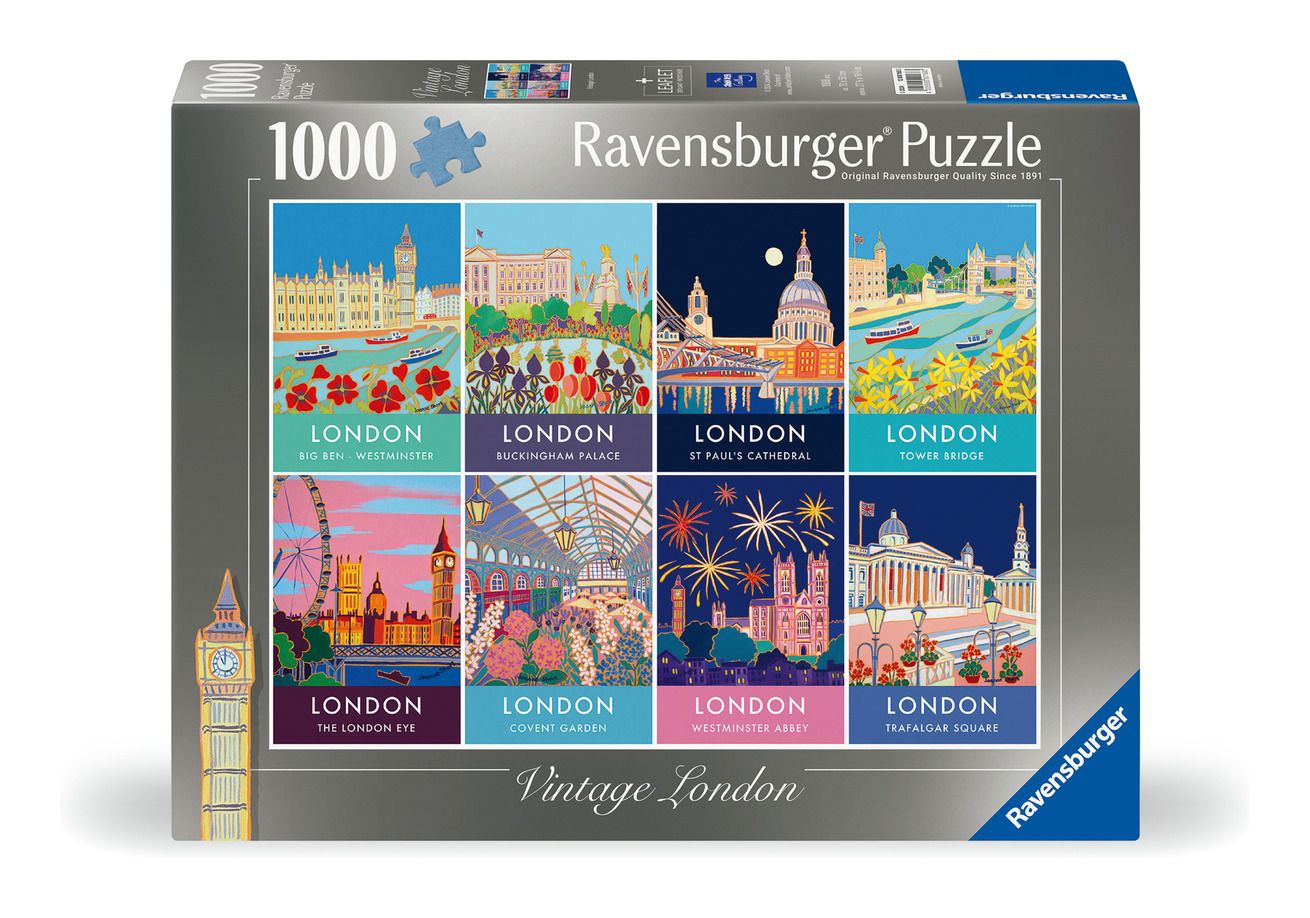 Vintage London, 1000pc - hausofthreads
