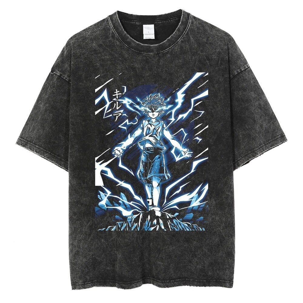 Vintage Oversized Jujutsu Kaisen Graphic Tee - HTO