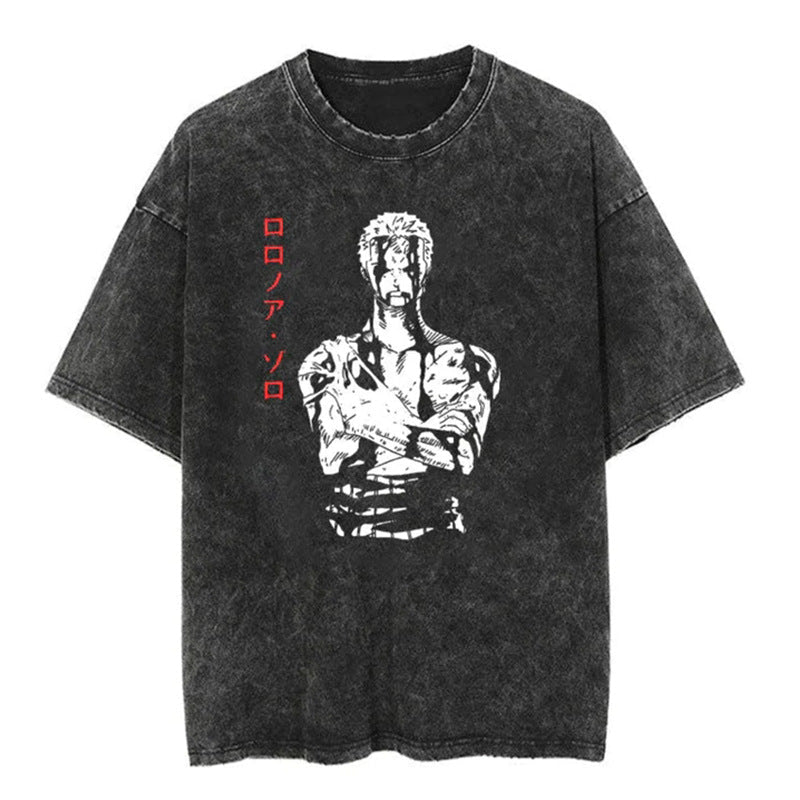Vintage Oversized Jujutsu Kaisen Graphic Tee - HTO