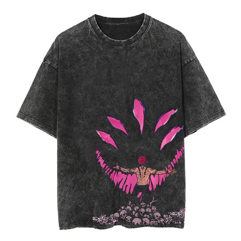 Vintage Oversized Jujutsu Kaisen Graphic Tee - HTO