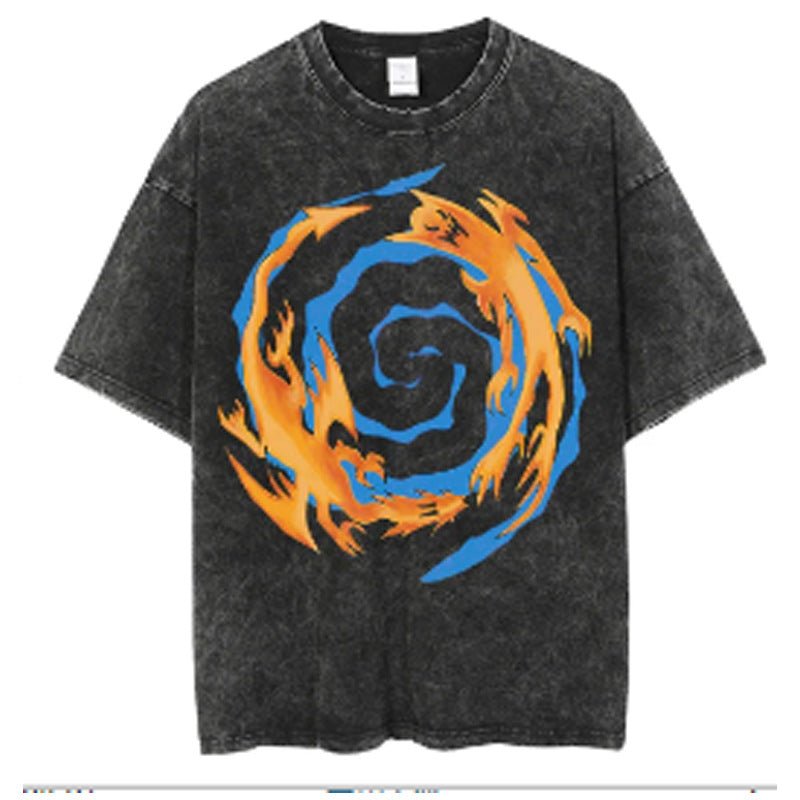 Vintage Oversized Jujutsu Kaisen Graphic Tee - HTO